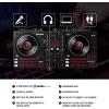 imageDJ Controller Bundle  DJ Set with 4 Decks DJ Mixer Audio Interface Jog Wheel Displays FX and DJ Headphones  Numark Mixtrack Platinum FX and HF175DJ Controller  DJ Headphones