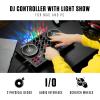 imageDJ Controller ampamp DMX Bundle  DJ Set with Paty Lights Audio Interface and USB Connectivity  Numark Party Mix II ampamp SoundSwitch Micro DMX InterfaceDJ Controller  DMX Interface