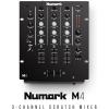 imageNumark M6 USB  4Channel DJ Mixer with BuiltIn Audio Interface 3Band EQ Microphone Input and Replaceable Crossfader with Slope ControlSilverBlack3channel