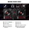 imageNumark Mixtrack Platinum FX  HF125  DJ Controller For Serato DJ with 4 Deck Control DJ Mixer and Audio Interface and Professional DJ Headphones