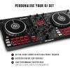 imageNumark Mixtrack Pro FX  HF125  2 Deck DJ Controller For Serato DJ with DJ Mixer Builtin Audio Interface and Professional DJ Headphones2 Decks