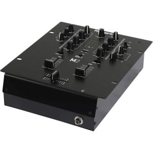 imageNumark M6 USB  4Channel DJ Mixer with BuiltIn Audio Interface 3Band EQ Microphone Input and Replaceable Crossfader with Slope ControlSilverBlack2channel