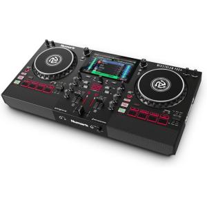 imageNumark Mixstream Pro DJ Controller with Stem Separation 2 Decks WiFi Streaming Mixer 7quot Touchscreen Speakers works with Serato and Virtual DJwired